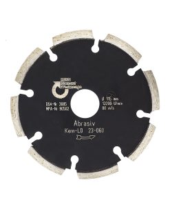 Диамантен диск за абразиви и асфалт сегментен Kern