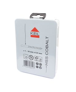 Комплект кобалтови свредла за метал 19 бр. Keil 7